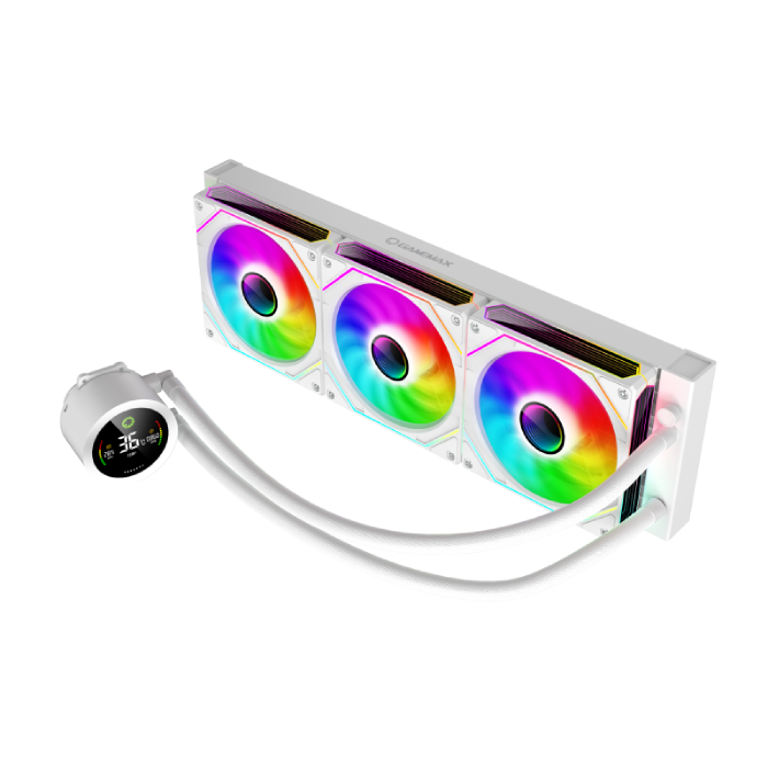 GameMax IceBurg 360 Digital White Liquid CPU Cooler